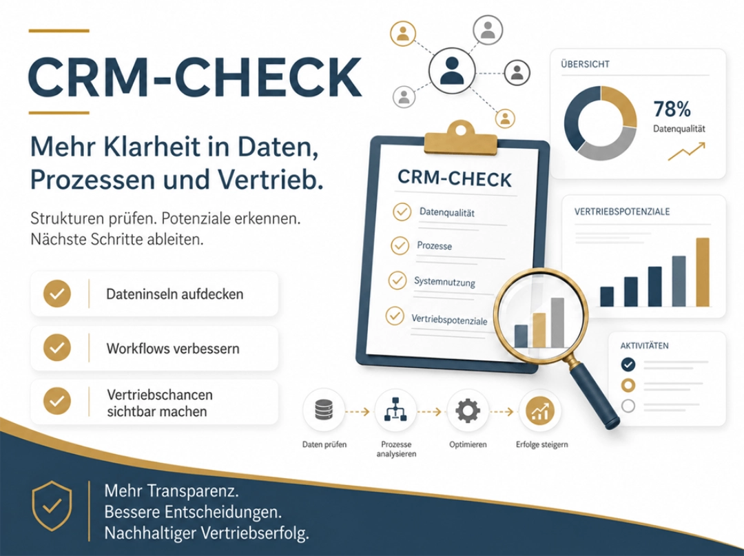 CRM-Check Toolunabhängige CRM Beratung für nachhaltigen Vertriebserfolg